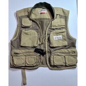 Redington Clark Fork Mesh Fly Fishing Vest Adult  XS Beige Pocket Outdoors